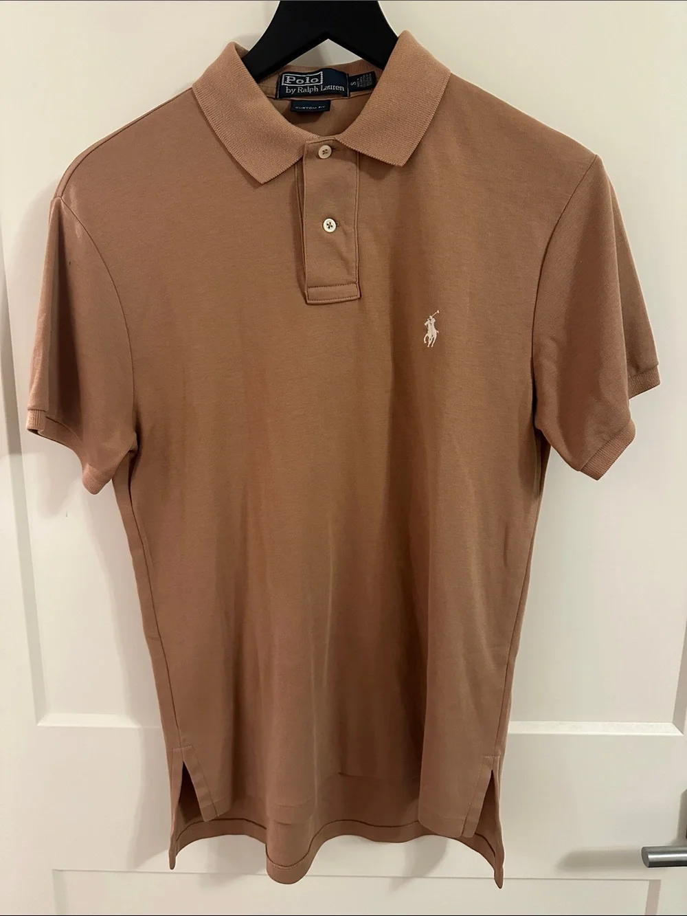 Polo by Ralph Lauren Tan/Brown Short-Sleeve Polo Shirt